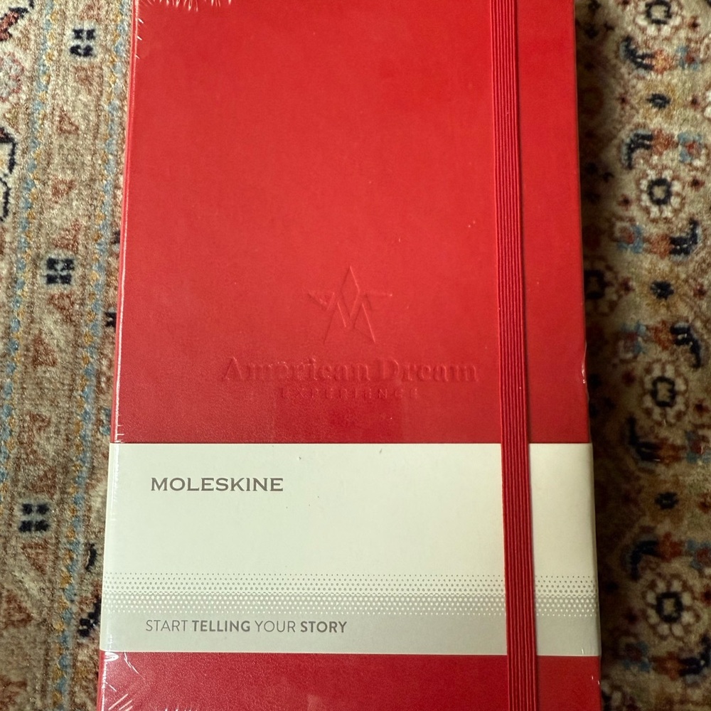 New Moleskine Scarlet Journal with Elastic Band